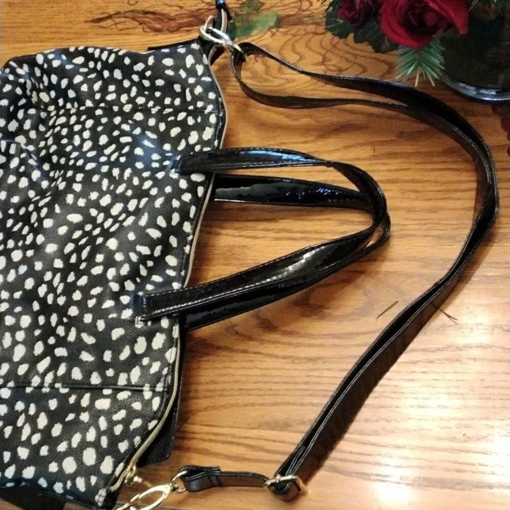 Betsey Johnson Spotted Satchel